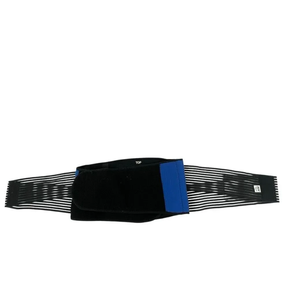 ACE Deluxe Back Stabilizer Black/Blue Unisex L/XL | Dual Strap Support Brace